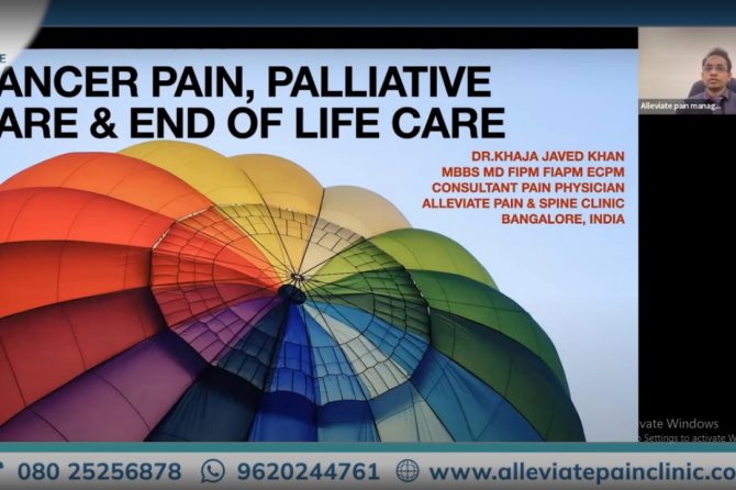 The Role of Pain and Symptom Management in Cancer Pain, Palliative Care and at the End of Life
