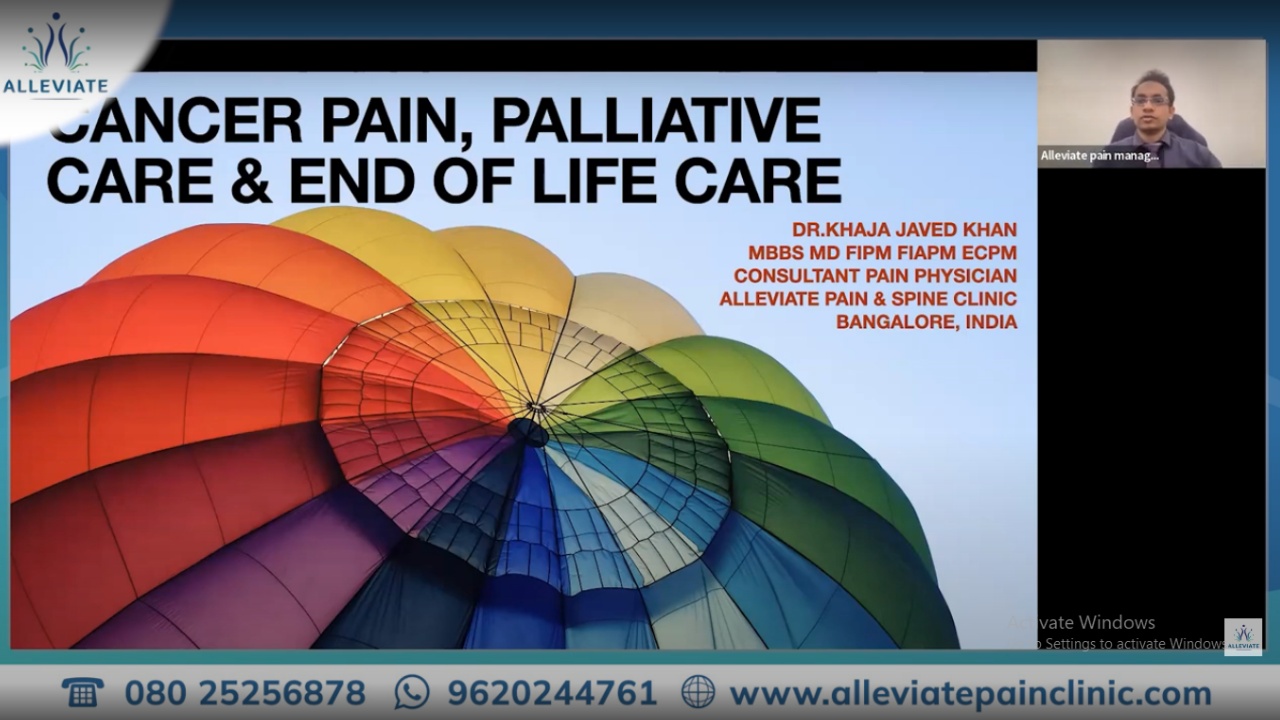 The Role of Pain and Symptom Management in Cancer Pain, Palliative Care and at the End of Life
